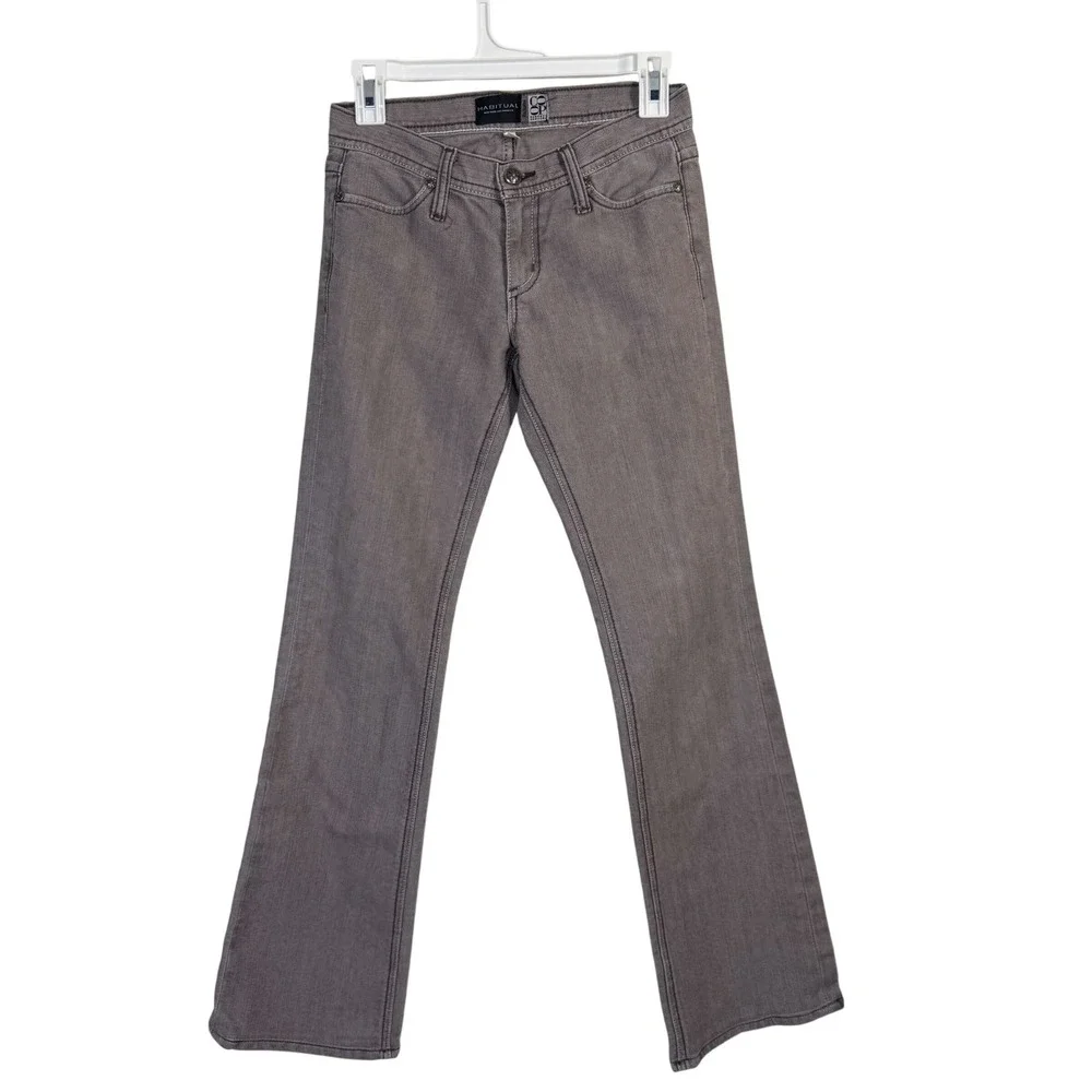 Habitual‎ CO-OP Barneys Womens Denim 24 Low Rise Bootcut Tan Brown